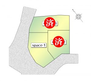 霞ヶ丘分譲　区画図